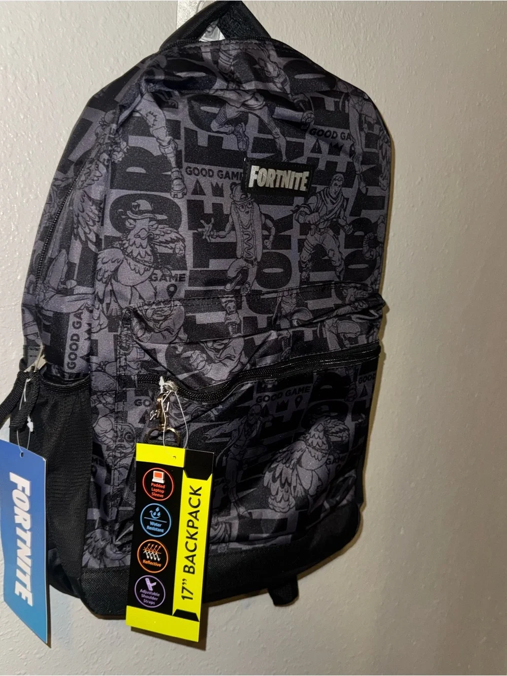 *NWT* Epic Games | Fortnite 17” Boys' Good Game Allover-Printed Comic Backpack